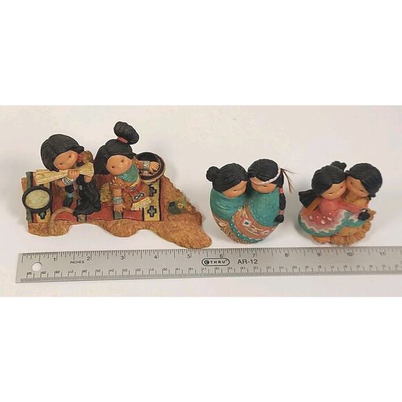 Vtg Friends Of The Feather Figurines Enesco Lot Beauty Hug Love For Many Moons - Picture 16 of 16